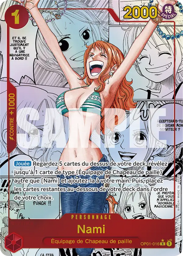 Carte One Piece Nami OP01-016 - The Best