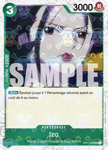 Carte One Piece Izo OP01-033 V2 - The Best