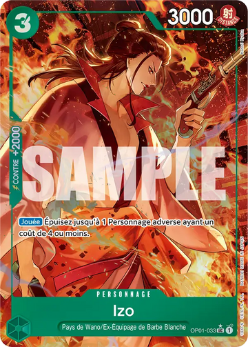 Carte One Piece Izo OP01-033 V4 - The Best