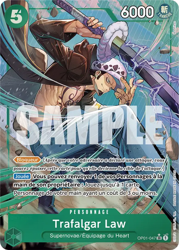 Carte One Piece Trafalgar Law OP01-047 V2 - The Best