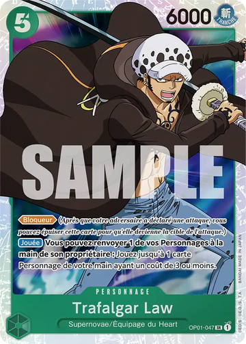 Carte One Piece Trafalgar Law OP01-047 V1 - The Best