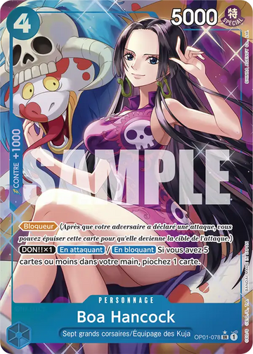 Carte One Piece Boa Hancock OP01-078 V2 - The Best
