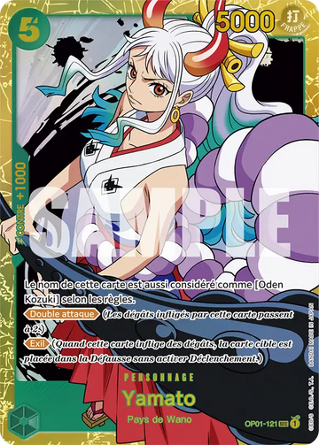 Carte One Piece Yamato OP01-121 V1 - The Best