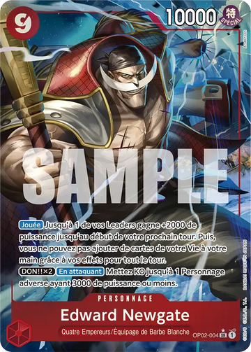 Carte One Piece Edward Newgate OP02-004 V2 - The Best
