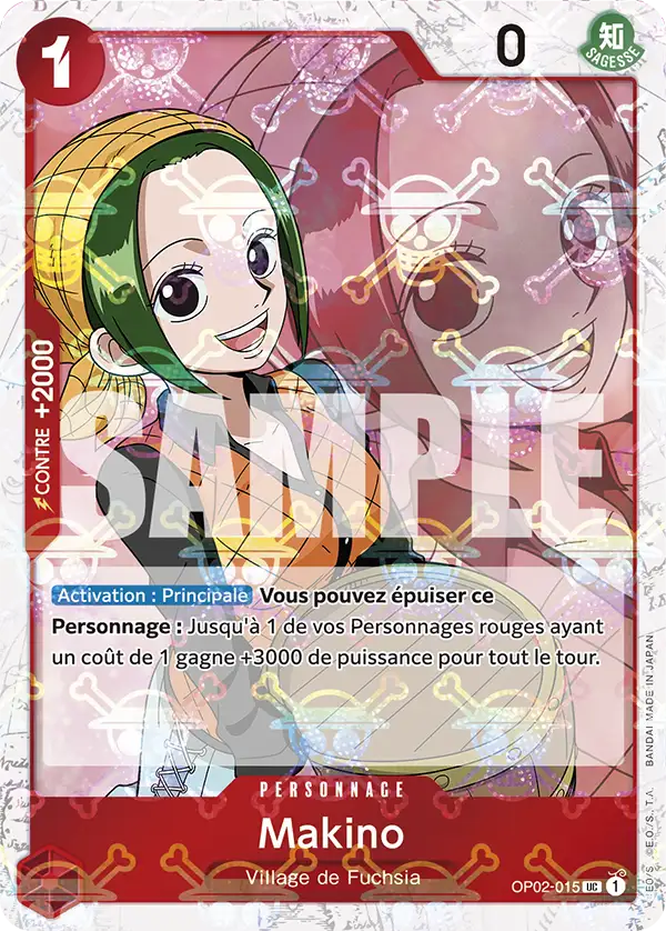 Carte One Piece OP02-015 Makino V2 | LorenZone