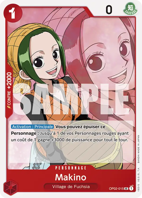 Carte One Piece OP02-015 Makino V1 | LorenZone