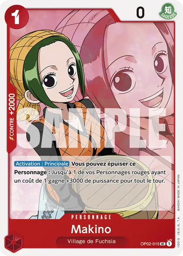 Carte One Piece Makino OP02-015 V1 - The Best