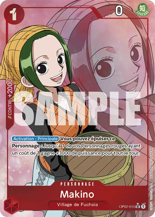 Carte One Piece OP02-015 Makino V3 | LorenZone