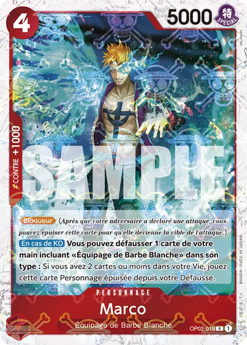 Carte One Piece Marco OP02-018 V2 - The Best