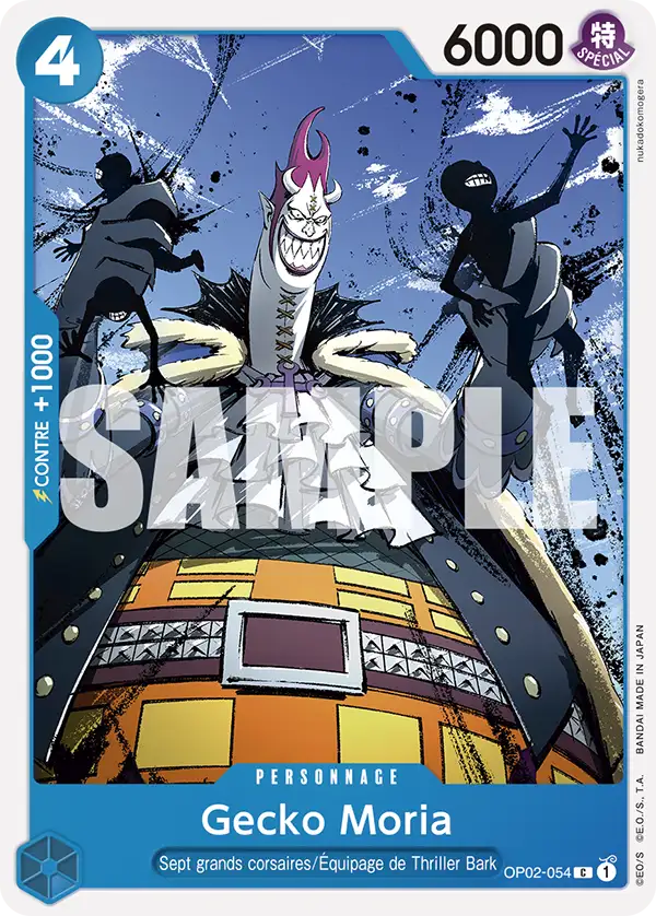 Carte One Piece OP02-054 Gecko Moria | LorenZone