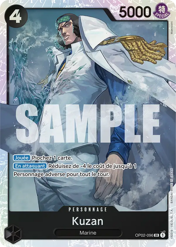 Carte One Piece Kuzan OP02-096 V1 - The Best