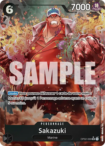Carte One Piece Sakazuki OP02-099 V2 - The Best