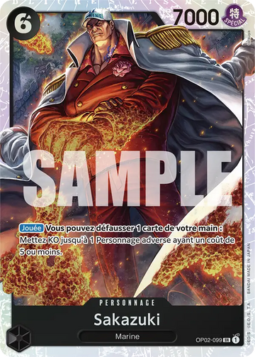 Carte One Piece Sakazuki OP02-099 V1 - The Best