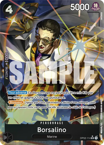 Carte One Piece Borsalino OP02-114 V2 - The Best