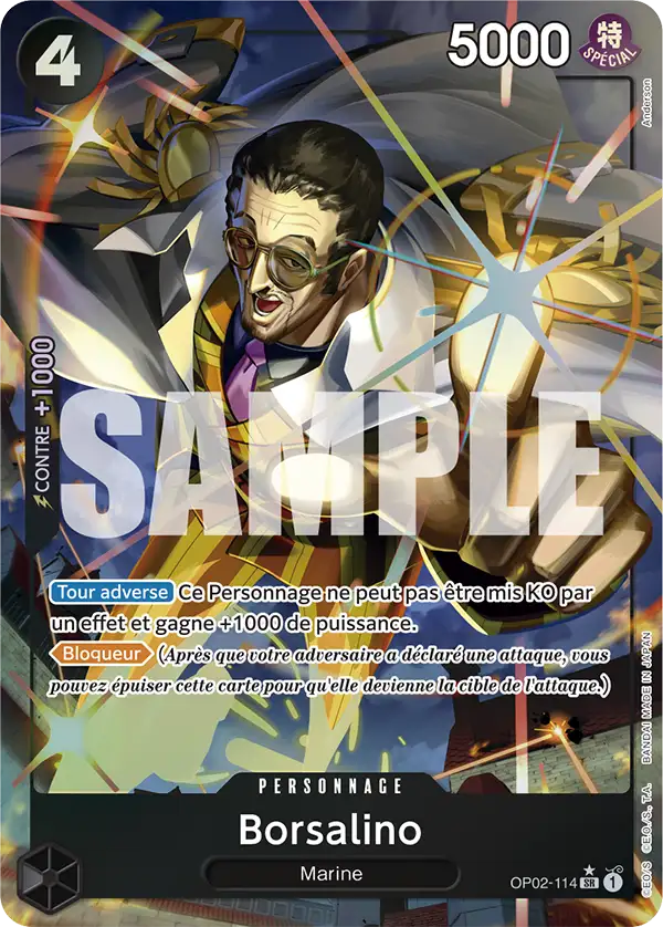 Carte One Piece OP02-114 Borsalino V2 | LorenZone