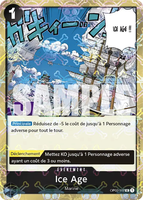 Carte One Piece OP02-117 Ice Age V2 | LorenZone