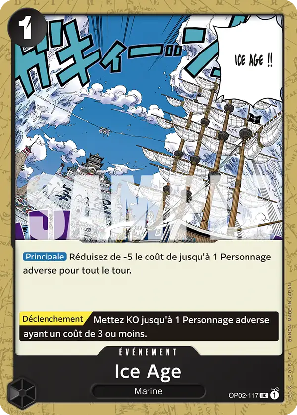 Carte One Piece OP02-117 Ice Age V1 | LorenZone