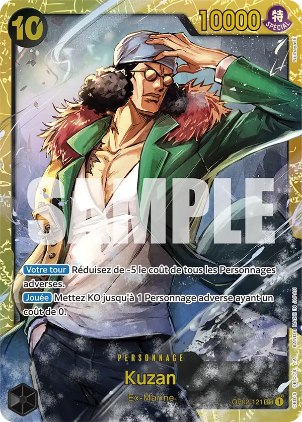 Carte One Piece OP02-121 Kuzan V1 | LorenZone