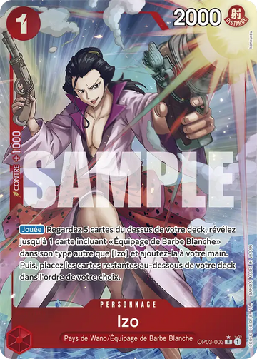 Carte One Piece Izo OP03-003 V3 - The Best