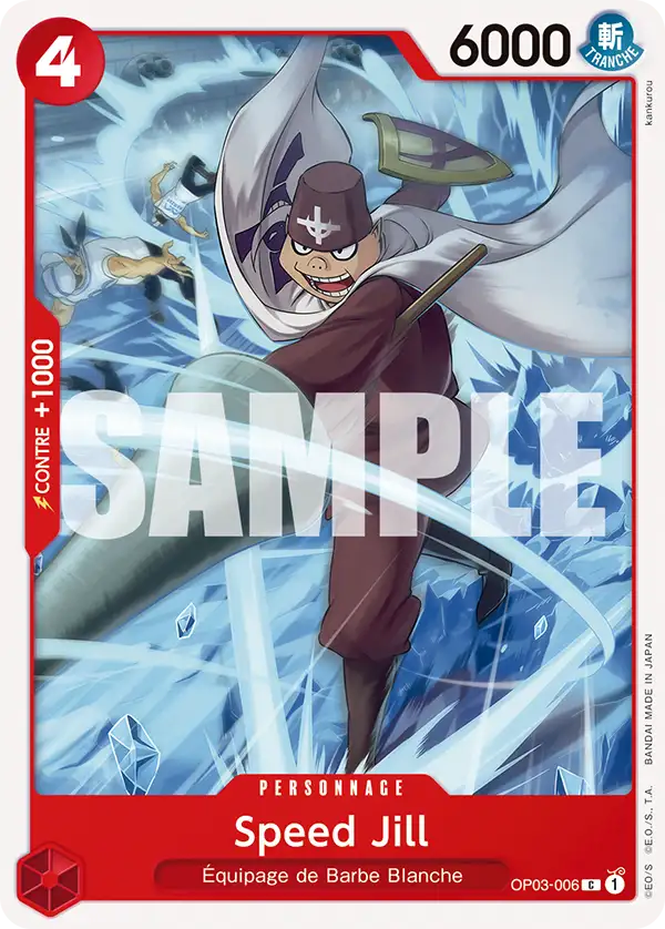 Carte One Piece OP03-006 Speed Jill | LorenZone
