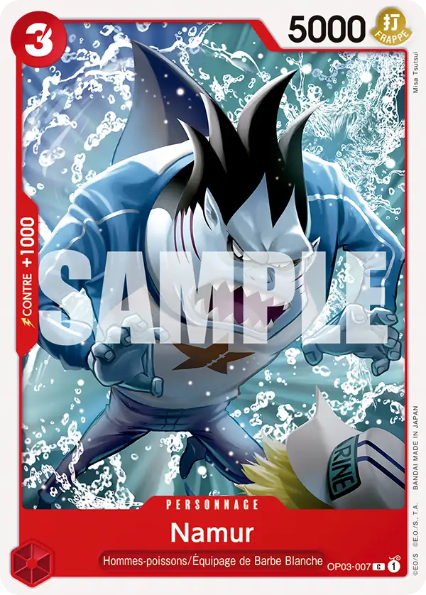 Carte One Piece OP03-007 Namur | LorenZone