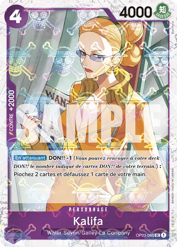 Carte One Piece Kalifa OP03-060 V2 - The Best