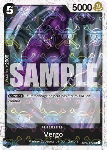 Carte One Piece Vergo OP03-079 V2 - The Best