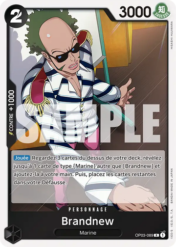Carte One Piece Brandnew OP03-089 V1 - The Best