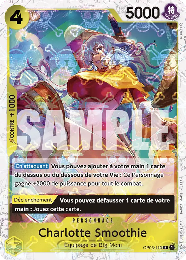Carte One Piece OP03-110 Charlotte Smoothie V2 | LorenZone