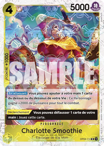 Carte One Piece Charlotte Smoothie OP03-110 V2 - The Best
