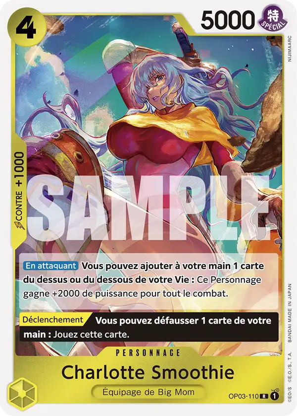 Carte One Piece OP03-110 Charlotte Smoothie V1 | LorenZone