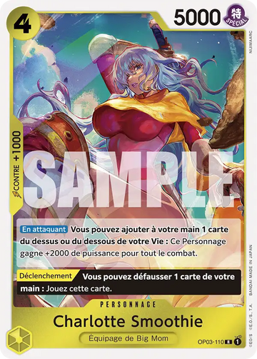 Carte One Piece Charlotte Smoothie OP03-110 V1 - The Best