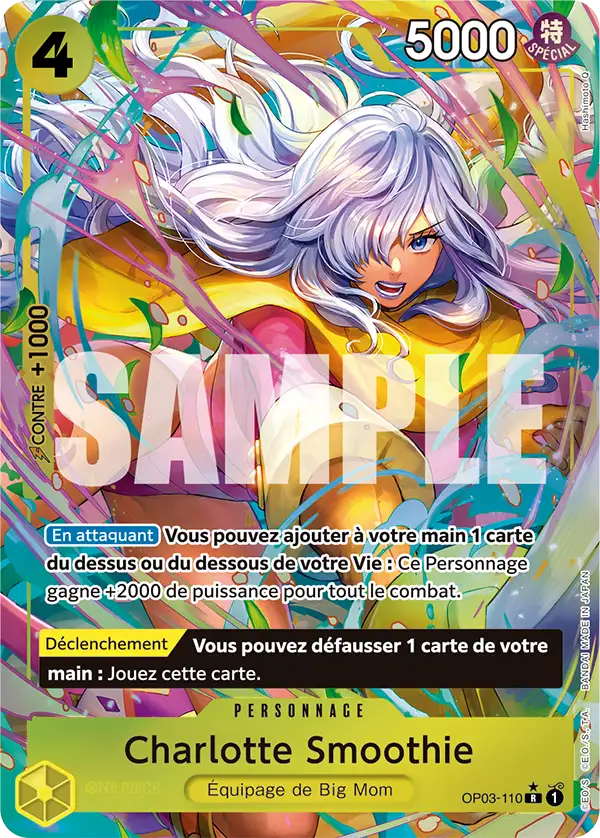 Carte One Piece OP03-110 Charlotte Smoothie V4 | LorenZone