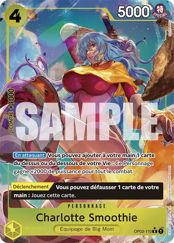 Carte One Piece OP03-110 Charlotte Smoothie V3 | LorenZone