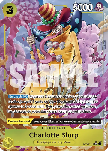 Carte One Piece Charlotte Slurp OP03-113 V2 - The Best