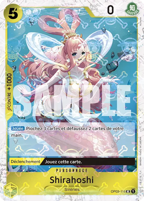 Carte One Piece OP03-116 Shirahoshi V2 | LorenZone