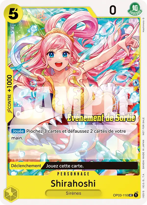 Carte One Piece OP03-116 Shirahoshi V2 | LorenZone