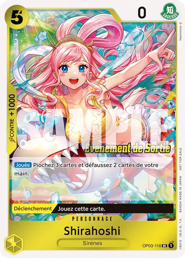 Carte One Piece OP03-116 Shirahoshi V3 | LorenZone