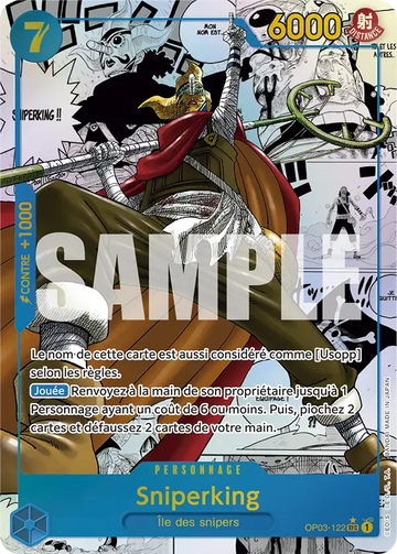 Carte One Piece Sniperking OP03-122 - The Best