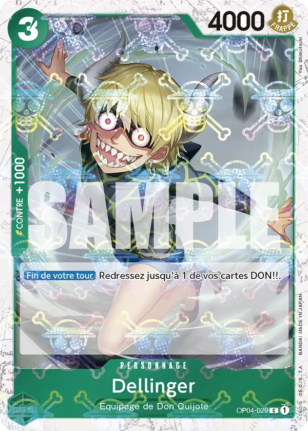 Carte One Piece OP04-029 Dellinger V2 | LorenZone
