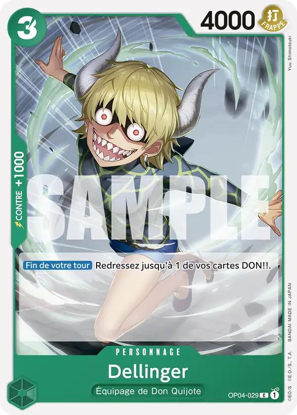 Carte One Piece OP04-029 Dellinger V1 | LorenZone
