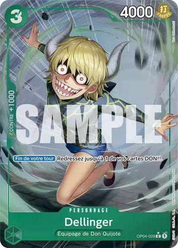 Carte One Piece Dellinger OP04-029 V3 - The Best