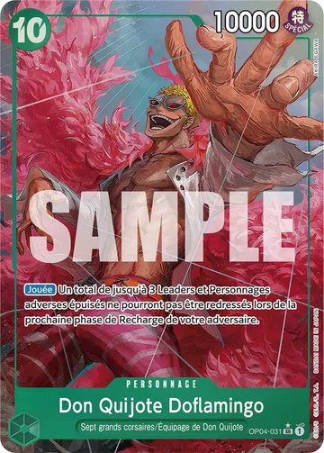 Carte One Piece Don Quijote Doflamingo OP04-031 V2 - The Best