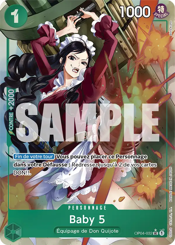 Carte One Piece OP04-032 Baby 5 V3 | LorenZone