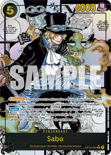 Carte One Piece Sabo OP04-083 - The Best