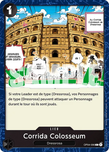 Carte One Piece Corrida Colosseum OP04-096 V1 - The Best Vol.2