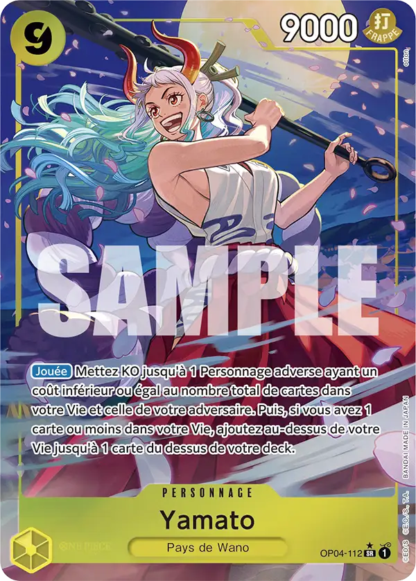 Carte One Piece OP04-112 Yamato V2 | LorenZone