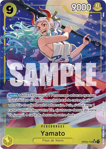 Carte One Piece Yamato OP04-112 V2 - The Best