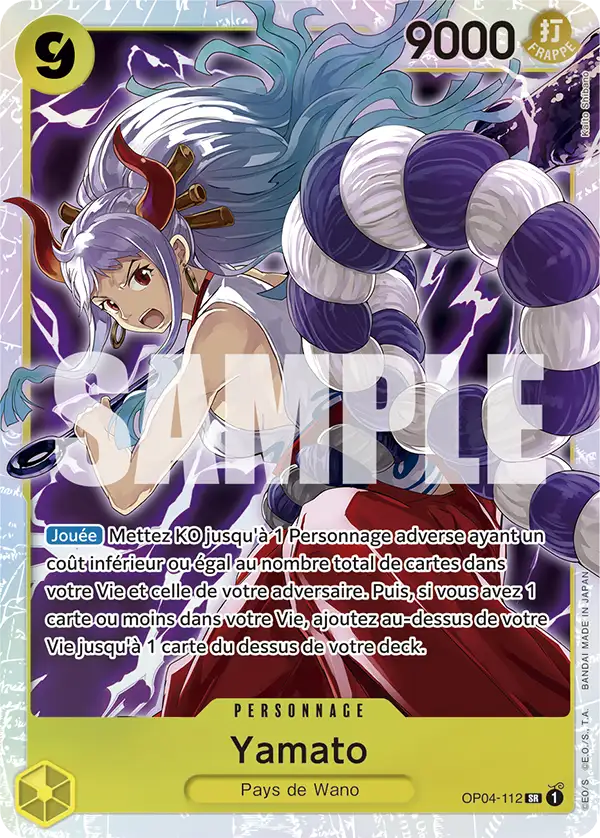 Carte One Piece OP04-112 Yamato V1 | LorenZone