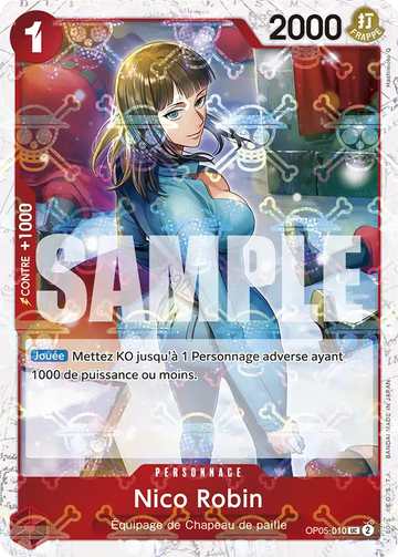 Carte One Piece Nico Robin OP05-010 V2 - The Best